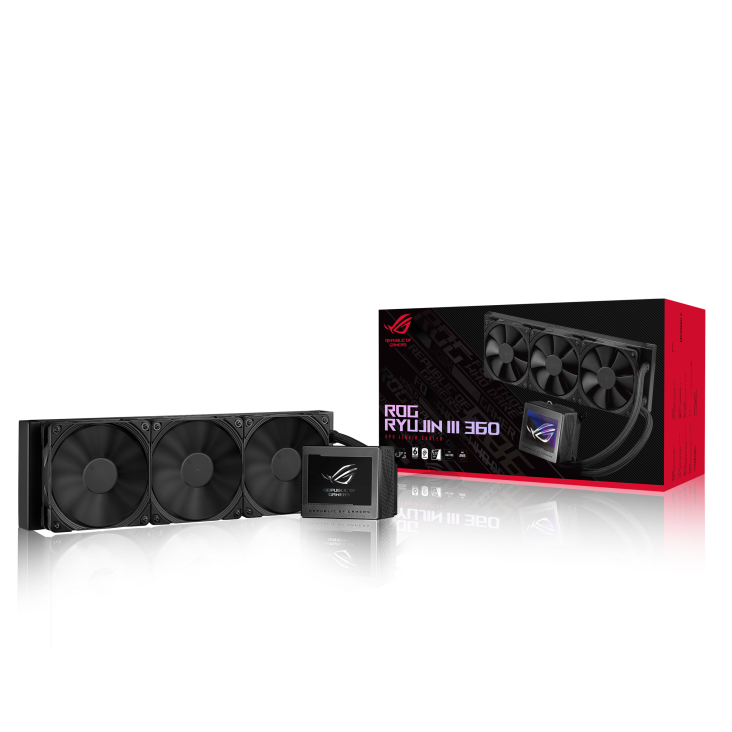 ASUS ROG RYUJIN III 360 AIO Liquid CPU Cooler with 3.5 ASUS ROG RYUJIN III 360 AIO Liquid CPU Cooler with 3.5